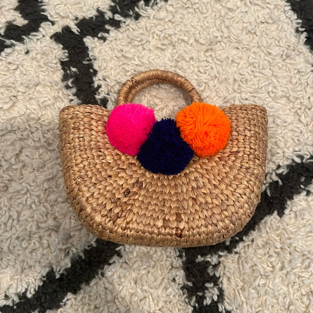 Rattan handbag